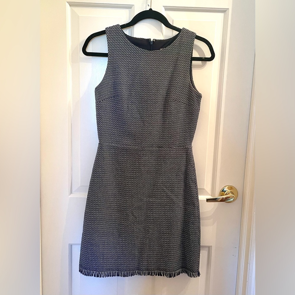 Loft Tweed Blue Dress